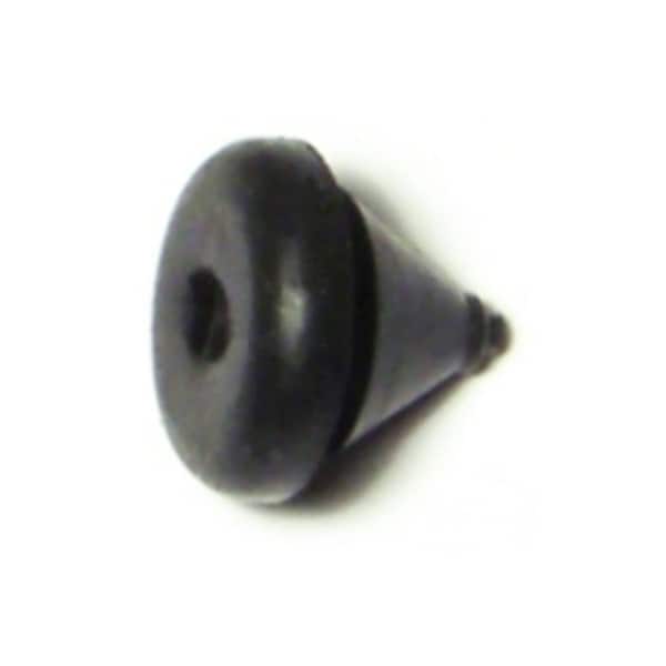 Midwest Fastener 1/2" x 0.04" Black Rubber Chevy License Plate Bumpers